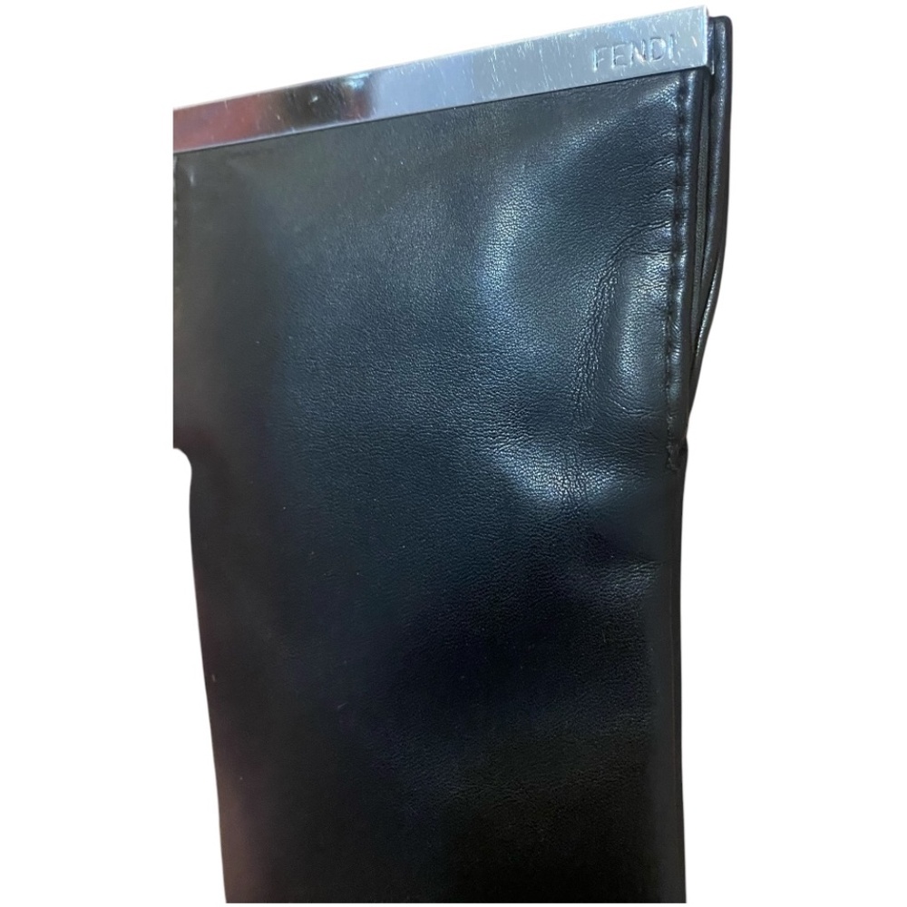 Fendi leather sunglass case
